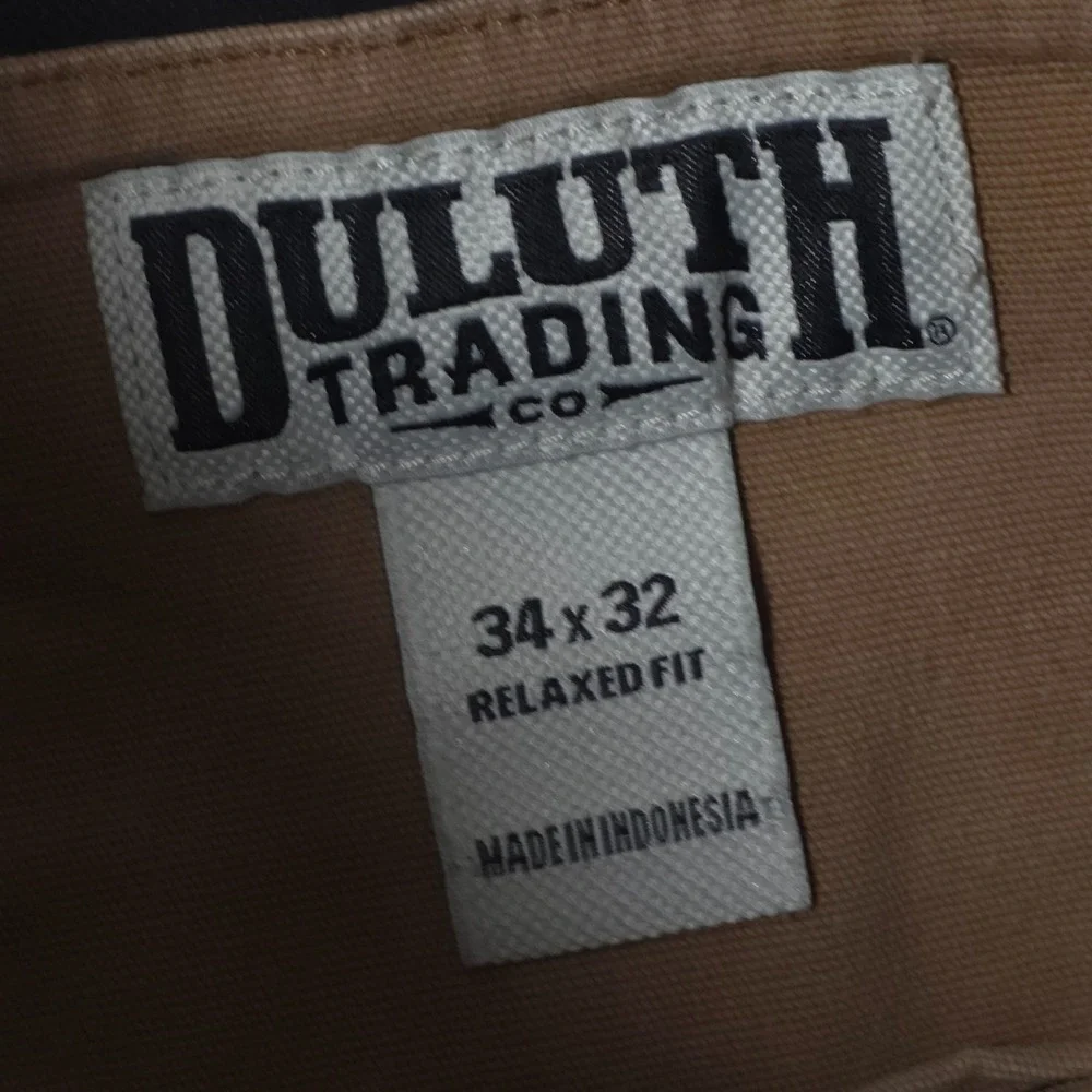 Duluth Trading Ballroom Double Flex Jeans Mens 34x29* Black Relaxed Fit READ
